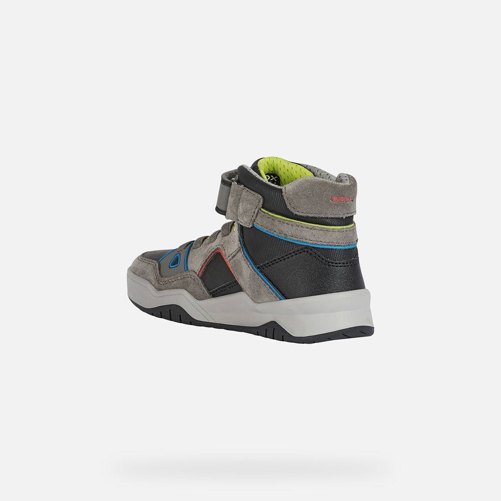 Geox Sneakers Grey Perth - Geox Boys Shoes - VYWAJO763